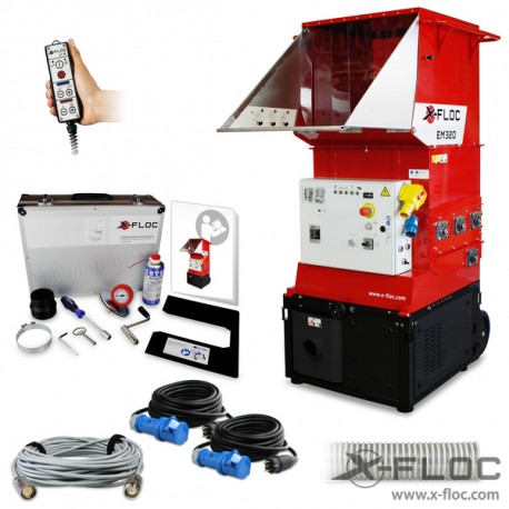 EM 320 (2x230V/7,0kW) High-powered compact insulation blowing machine