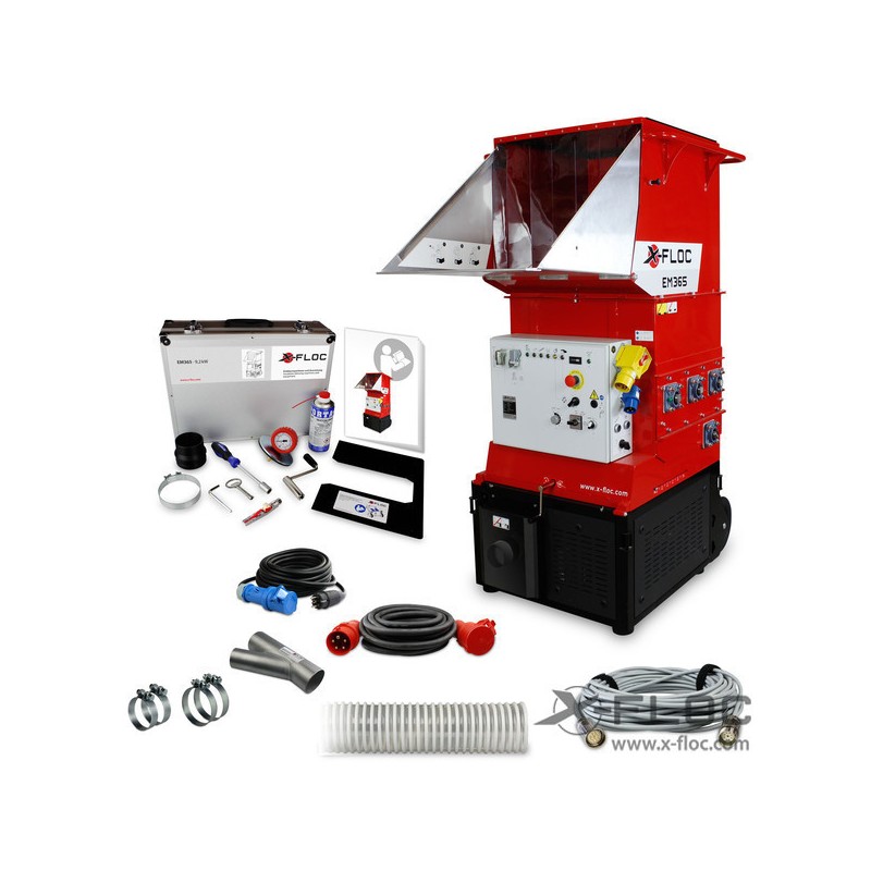 EM 365 (400V+230V/9,2kW) High-powered compact insulation blowing