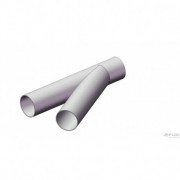 Y-Piece NW63/63-63 (2½''/2½''-2½'') stainless steel